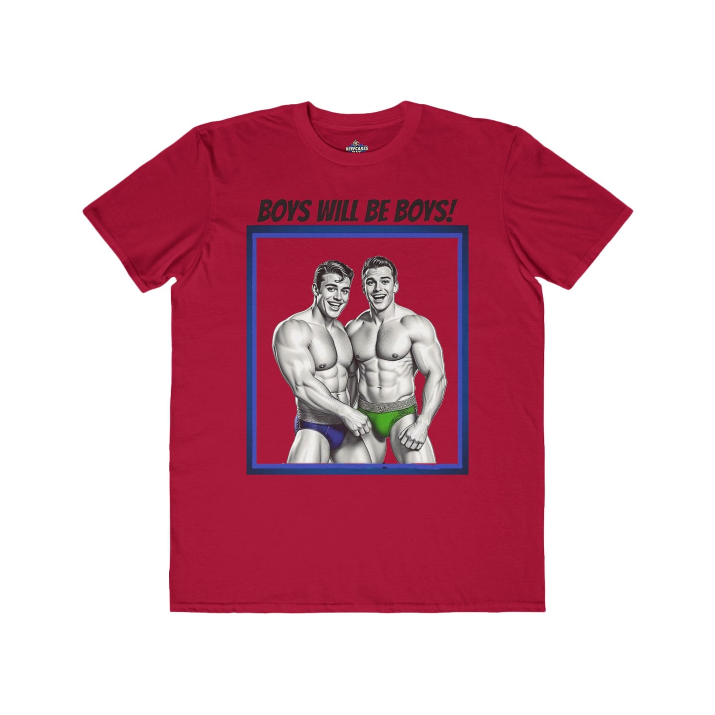 BOYS WILL BE BOYS TEE - WAVE CRASHED AND BARELY CLAD