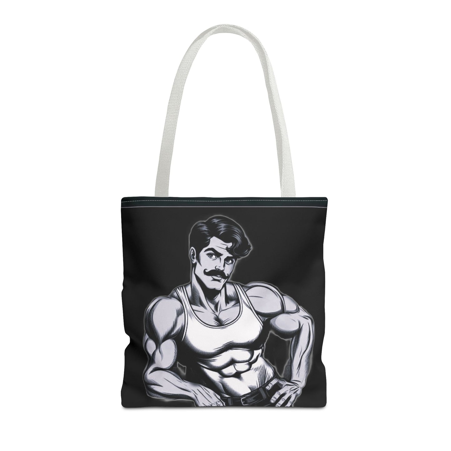 Honcho Tote Bag - Comic Style Beefcake Character Logo