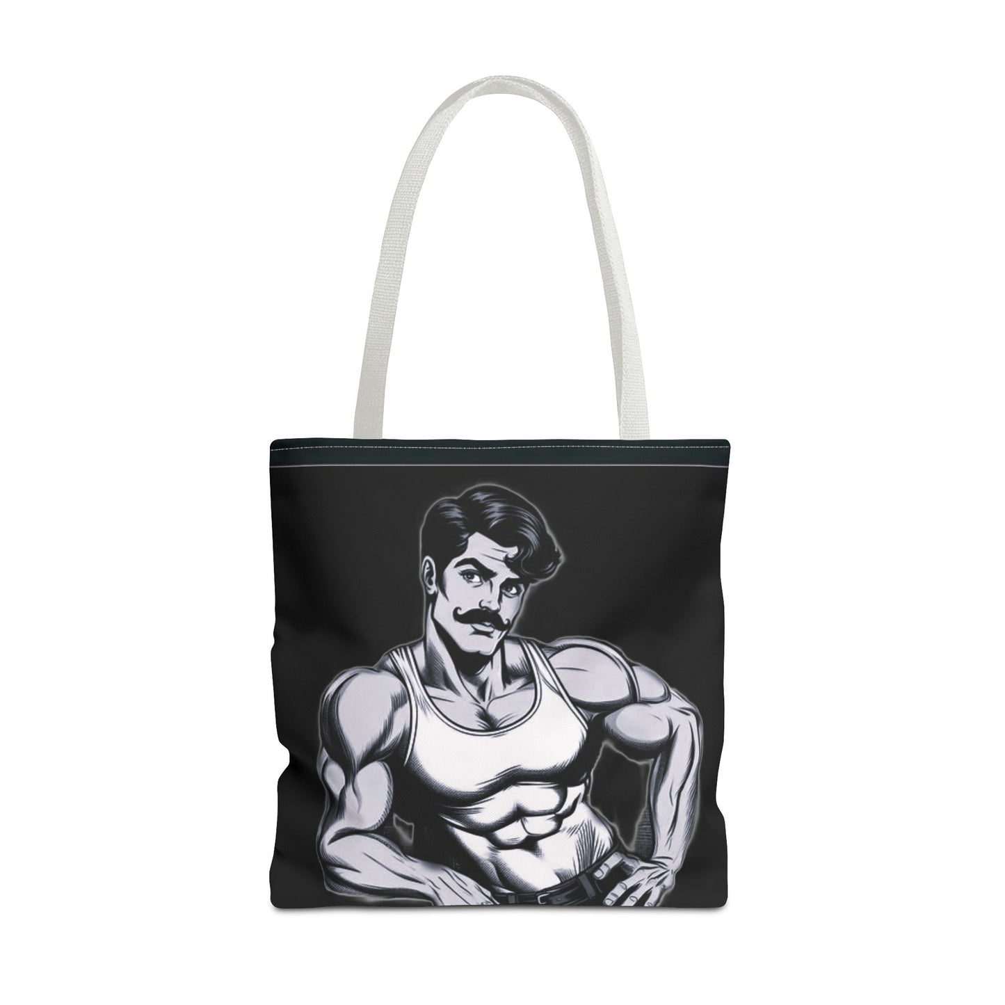 Honcho Tote Bag - Comic Style Beefcake Character Logo