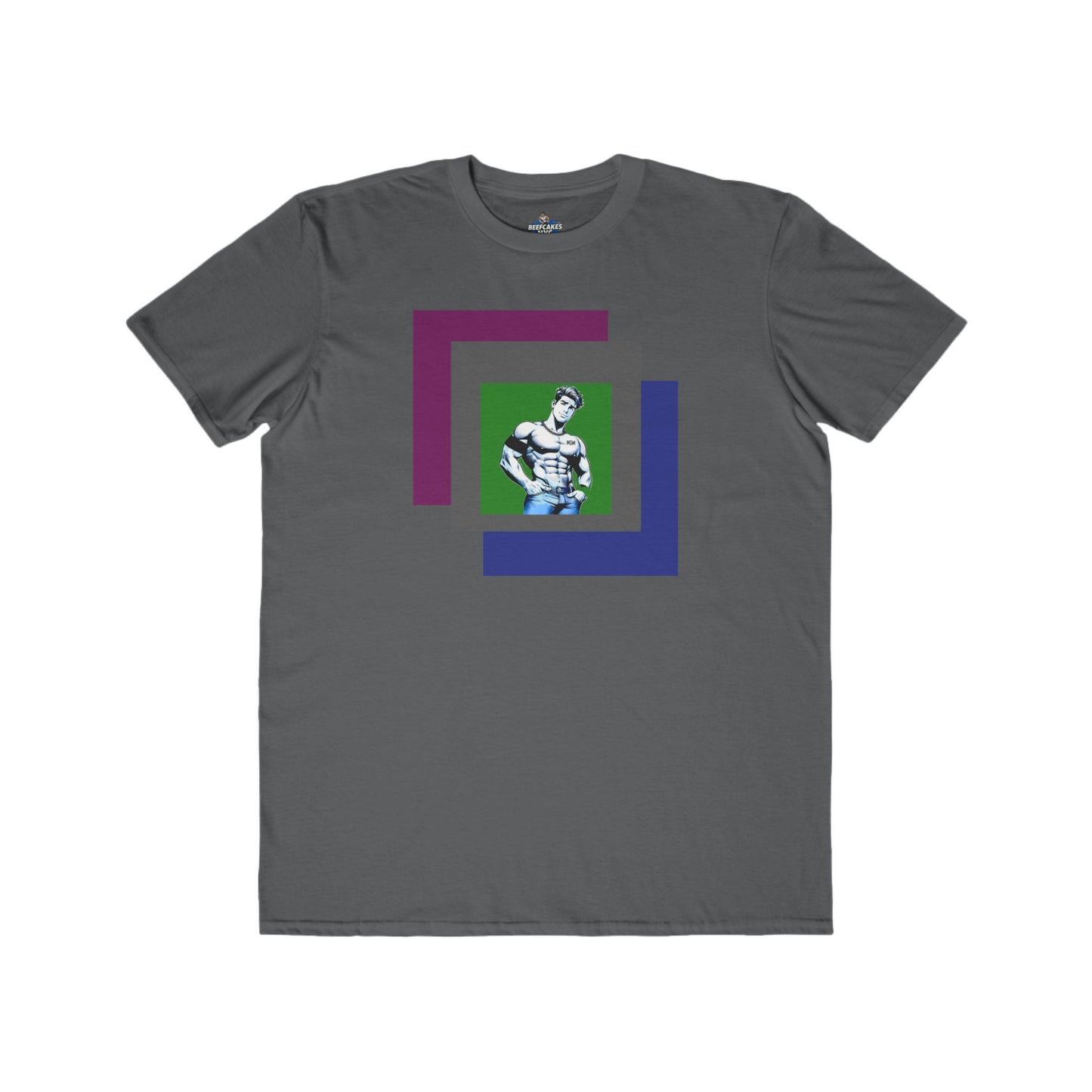 Blue Steel Print Tee-Flex in Full Color