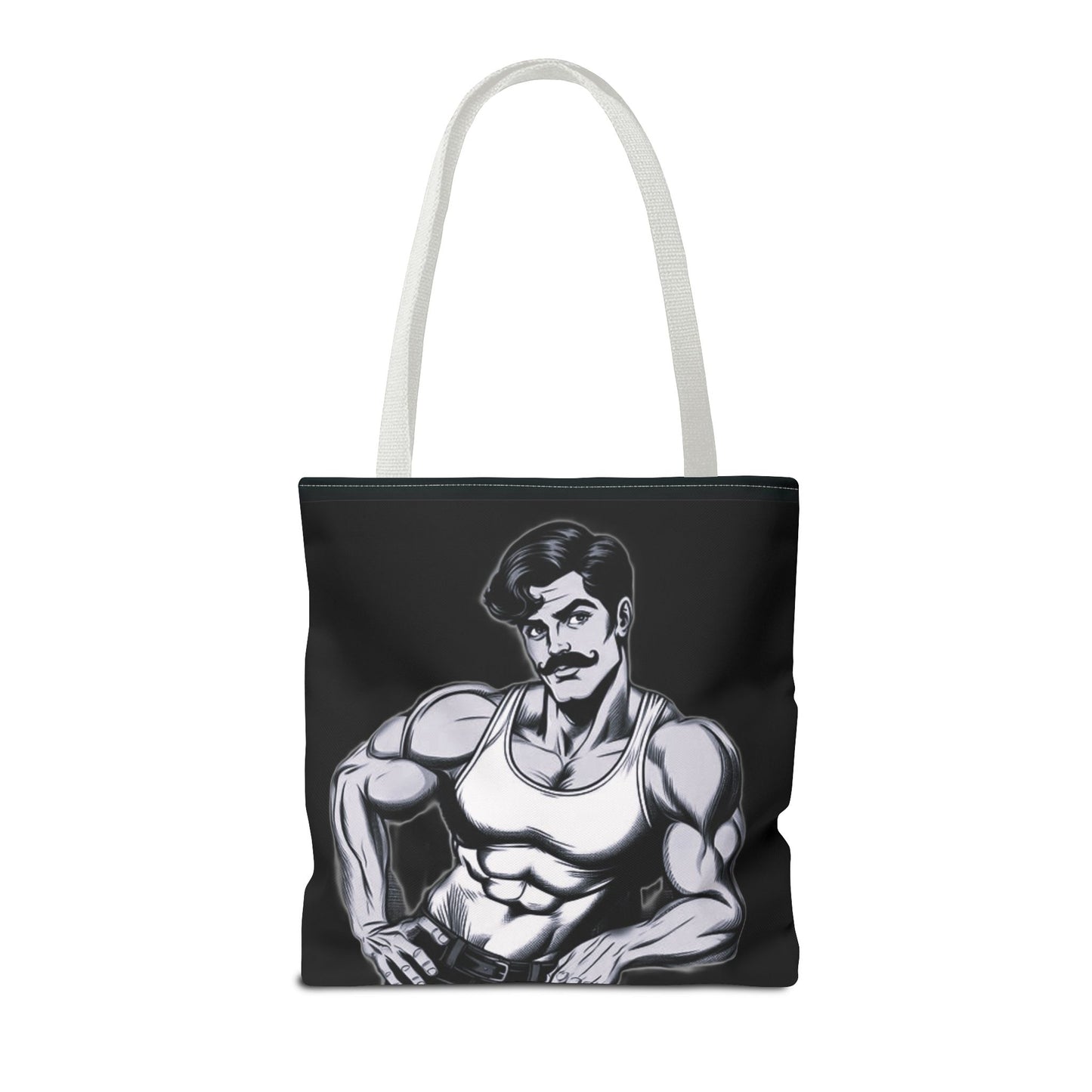 Honcho Tote Bag - Comic Style Beefcake Character Logo