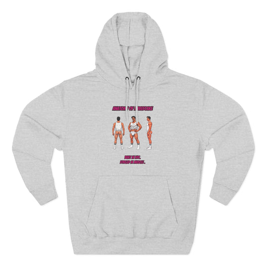 ANATOMY OF A BEEFCAKE HOODIE - BUILT IN NYC, FORGED IN MUSCLE