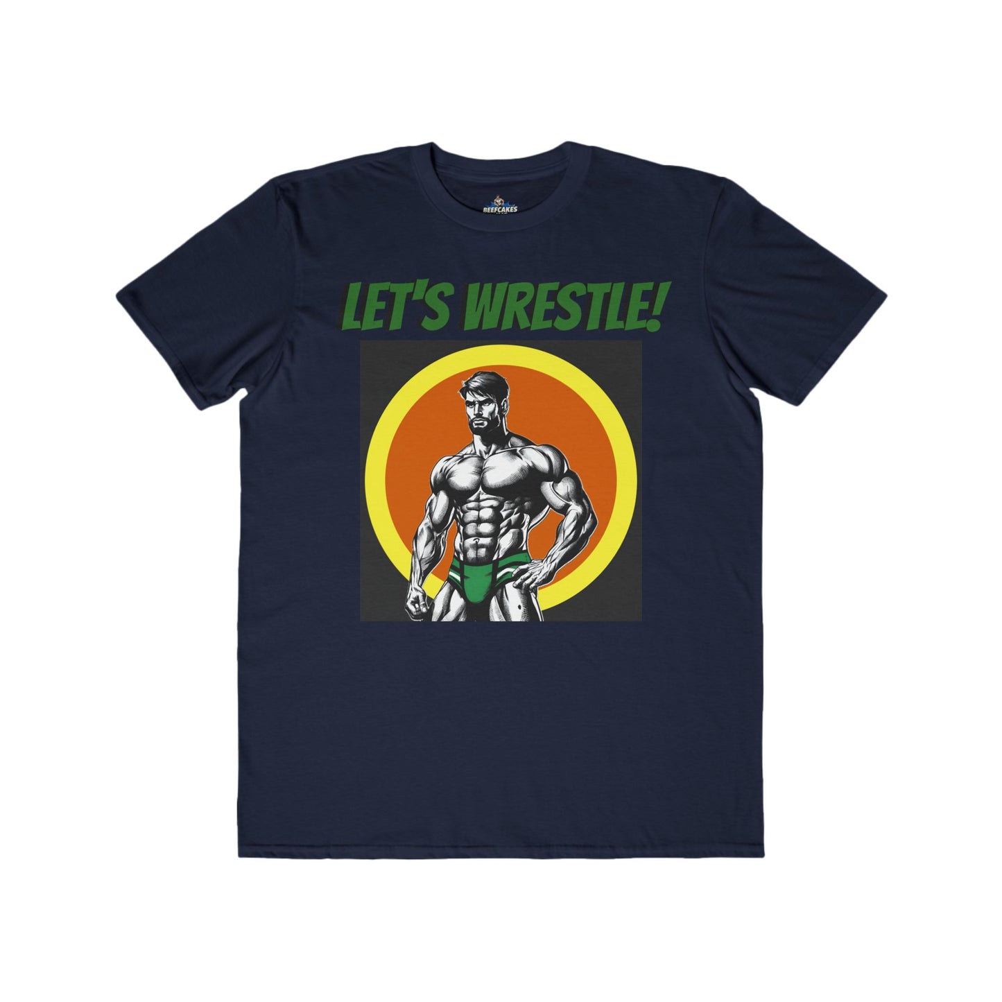 Let's Wrestle Vintage Tee –Muscles, Mayhem & a Splash of Masc