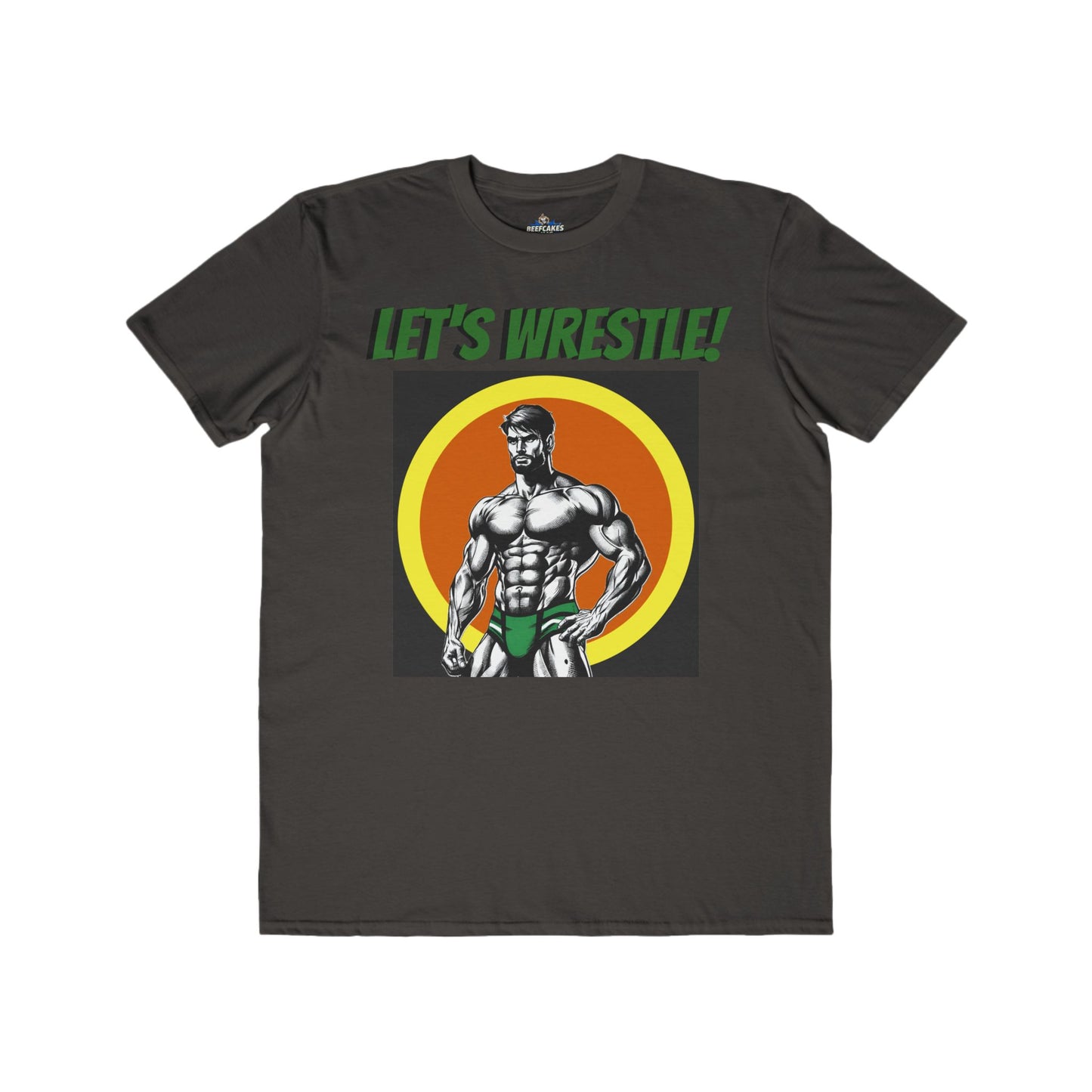 Let's Wrestle Vintage Tee –Muscles, Mayhem & a Splash of Masc