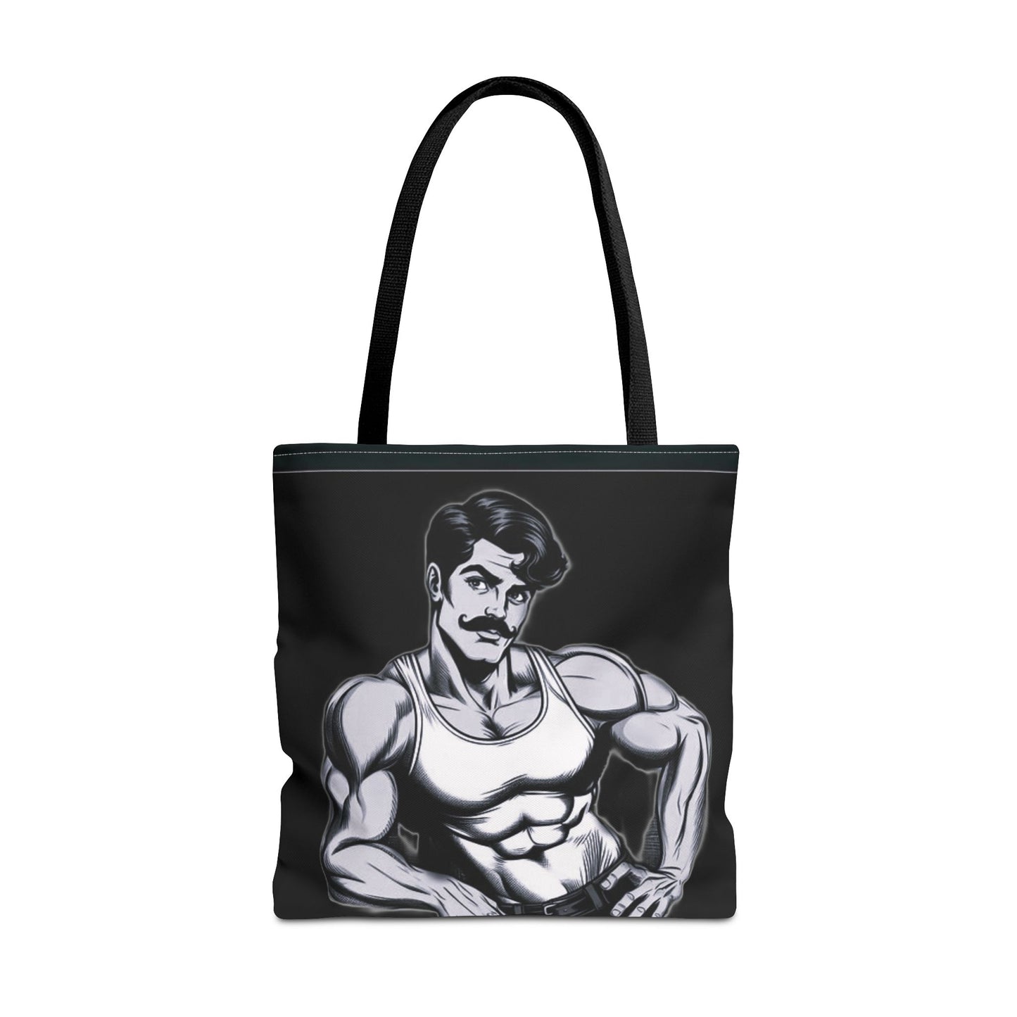 Honcho Tote Bag - Comic Style Beefcake Character Logo