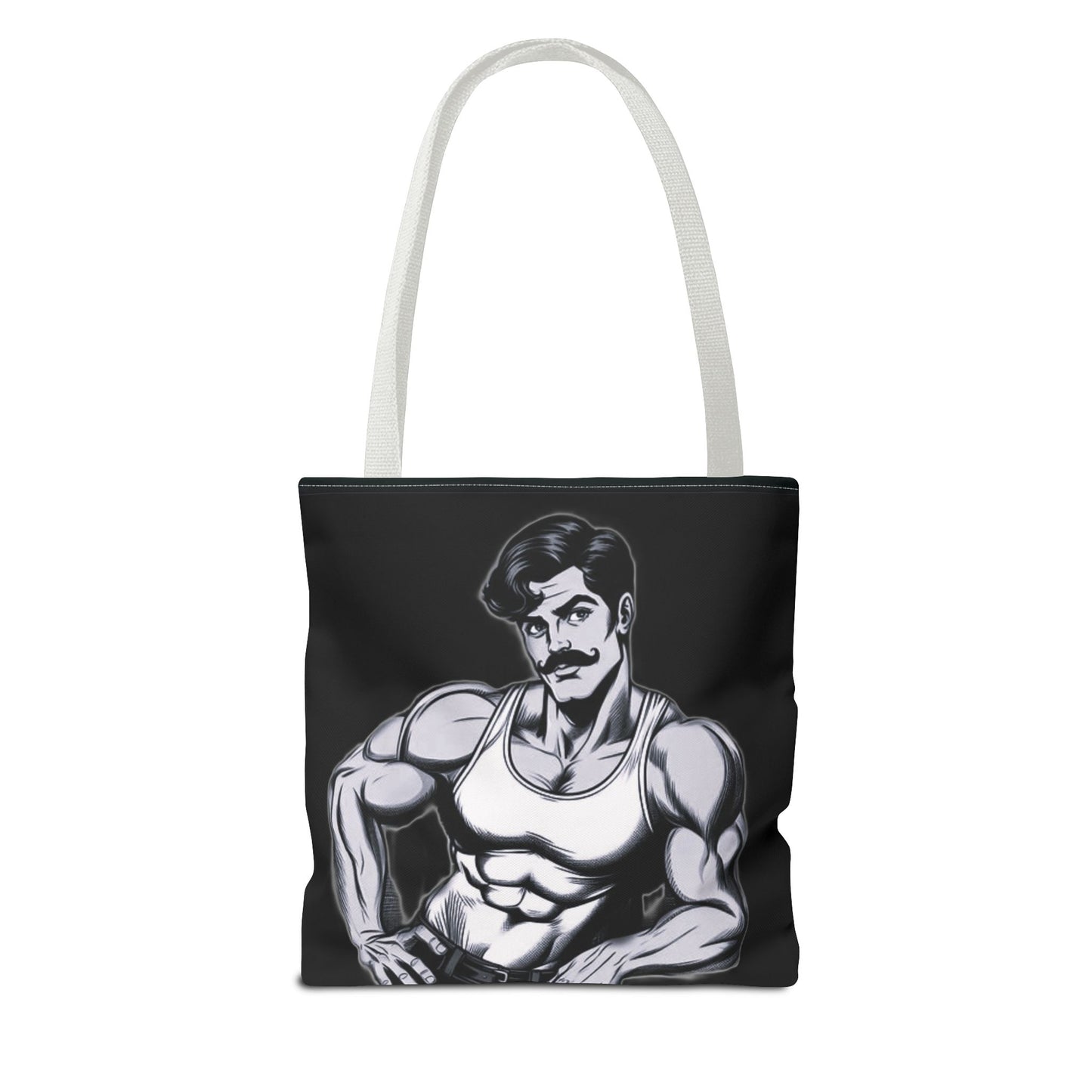 Honcho Tote Bag - Comic Style Beefcake Character Logo