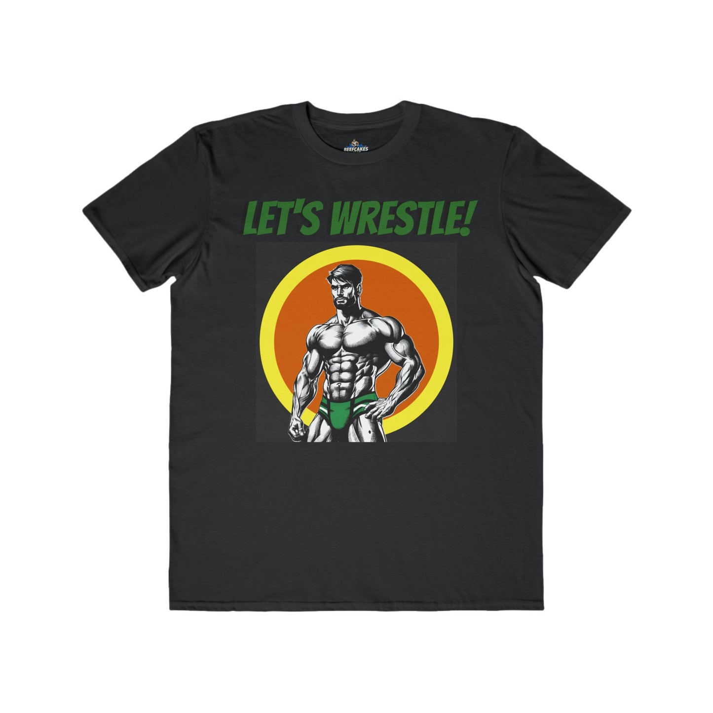 Let's Wrestle Vintage Tee –Muscles, Mayhem & a Splash of Masc