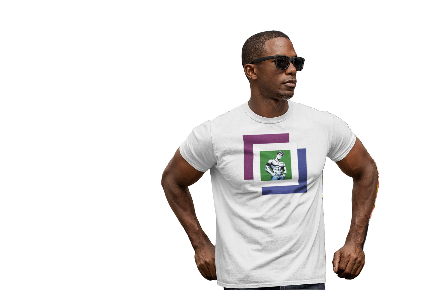 BLUE STEEL TEE - FLEX IN FULL COLOR!