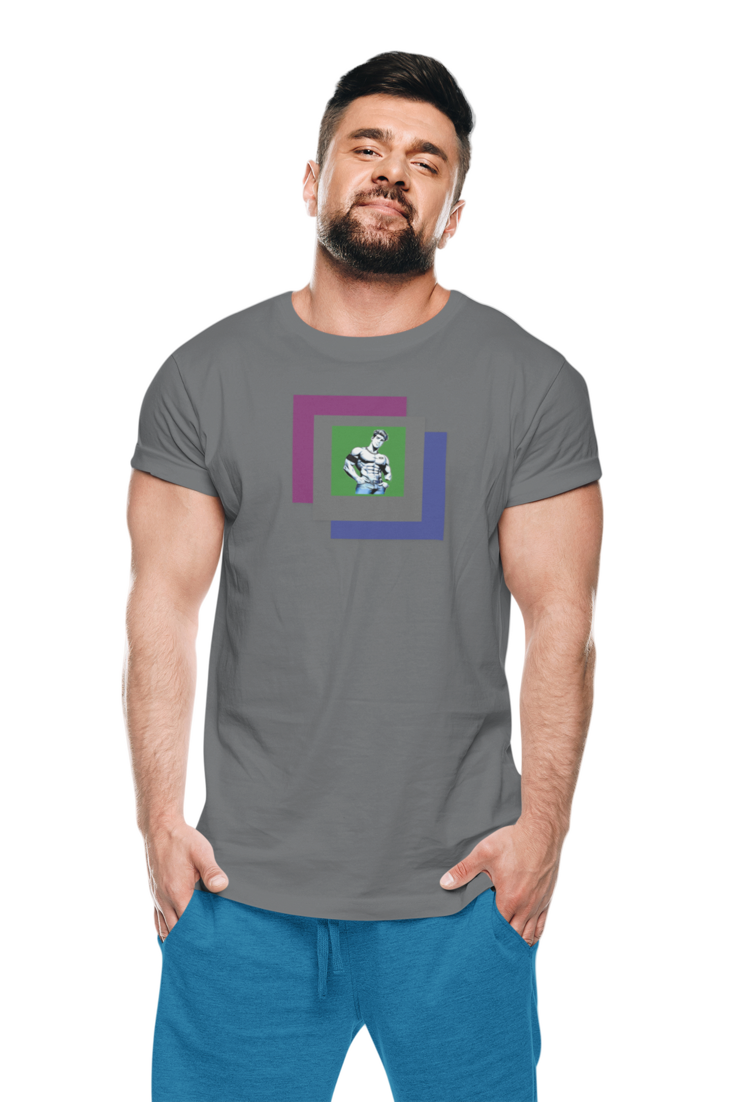 BLUE STEEL TEE - FLEX IN FULL COLOR!