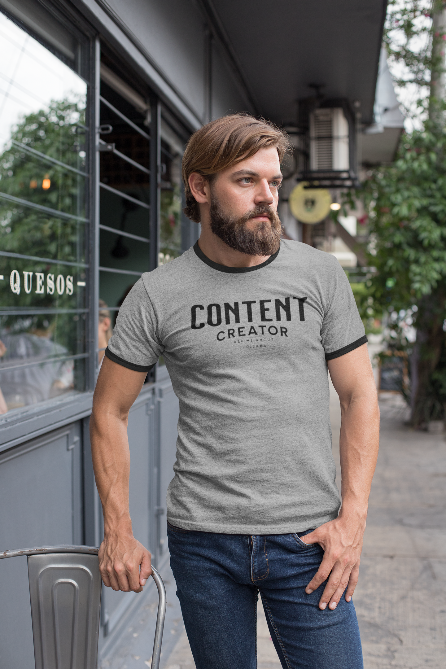 CONTENT CREATOR Ringer T-Shirt