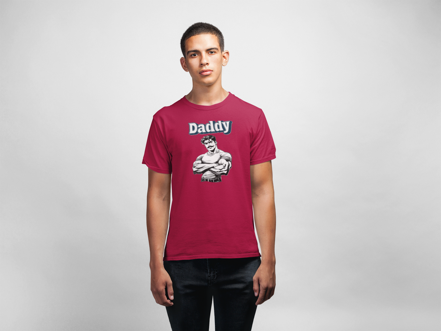 Daddy Beefcake Tee- Flex Appeal Meets Daddy Drama