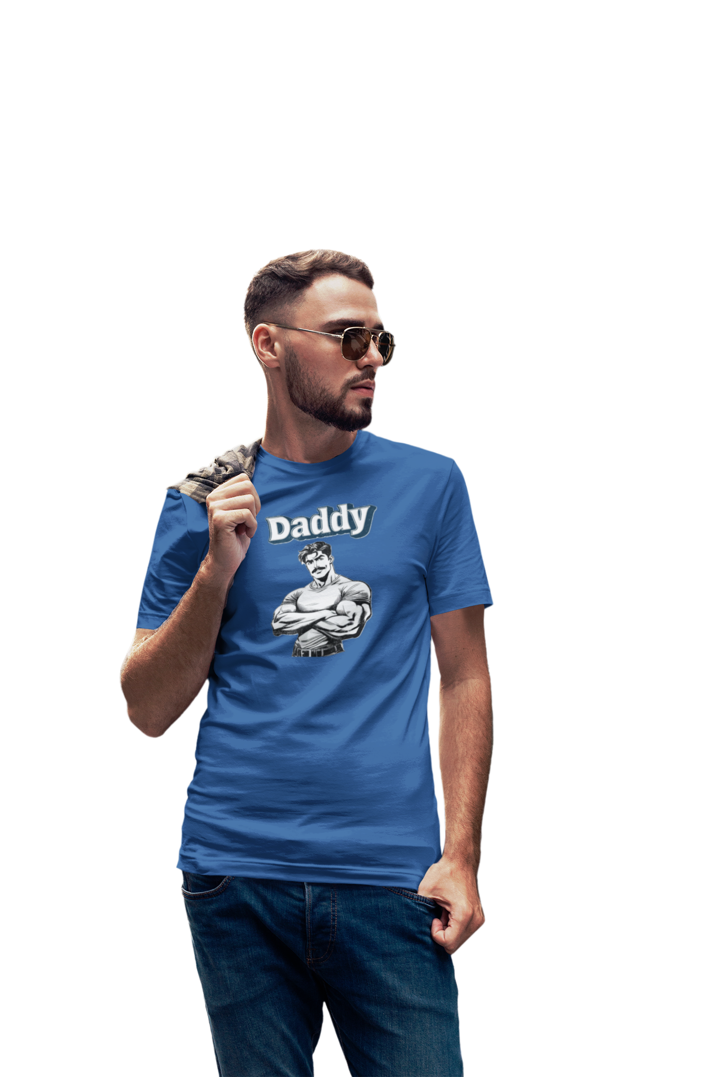 Daddy Beefcake Tee- Flex Appeal Meets Daddy Drama