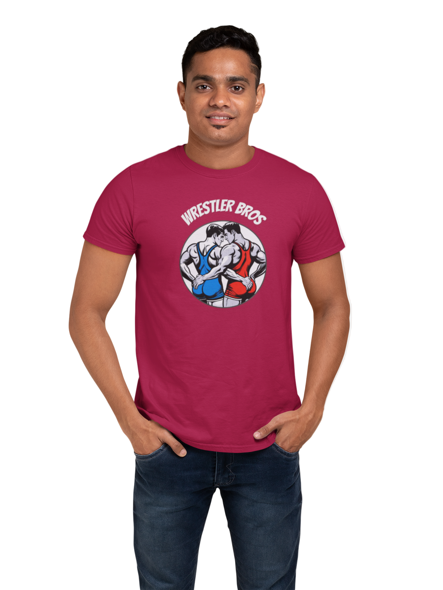 WRESTLER BROS TEE - CHEEKY CHAMPIONS