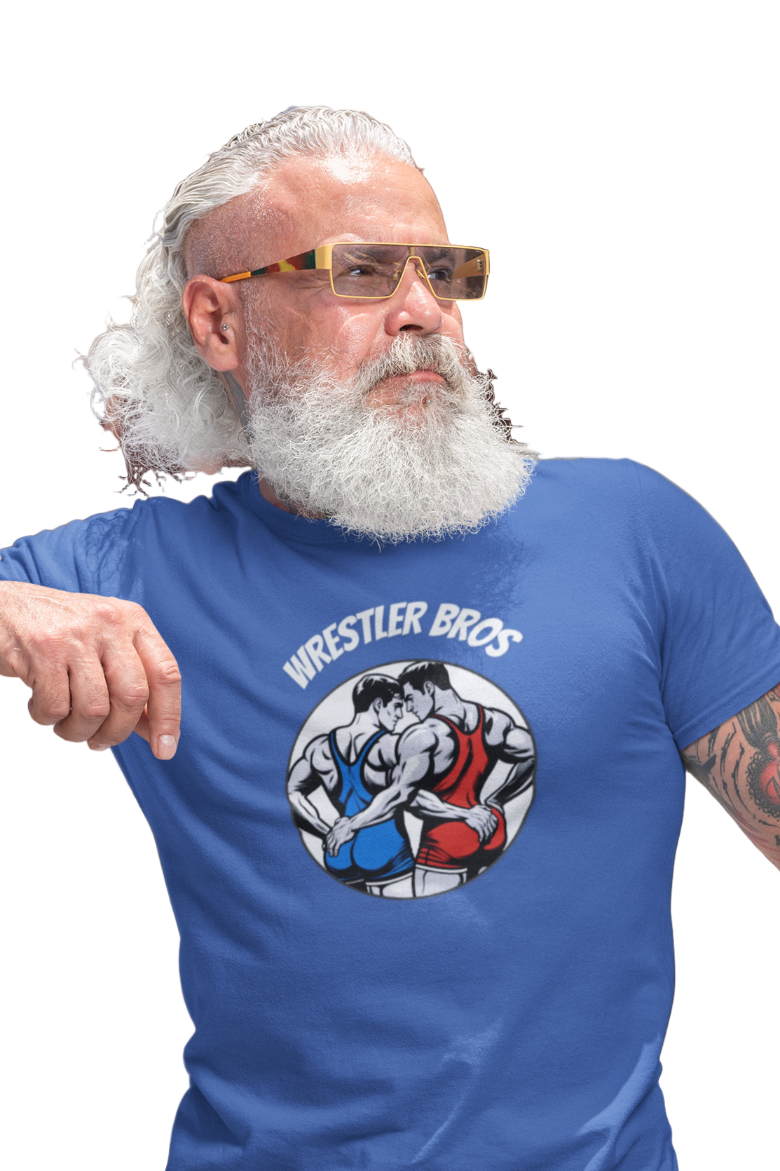 WRESTLER BROS TEE - CHEEKY CHAMPIONS