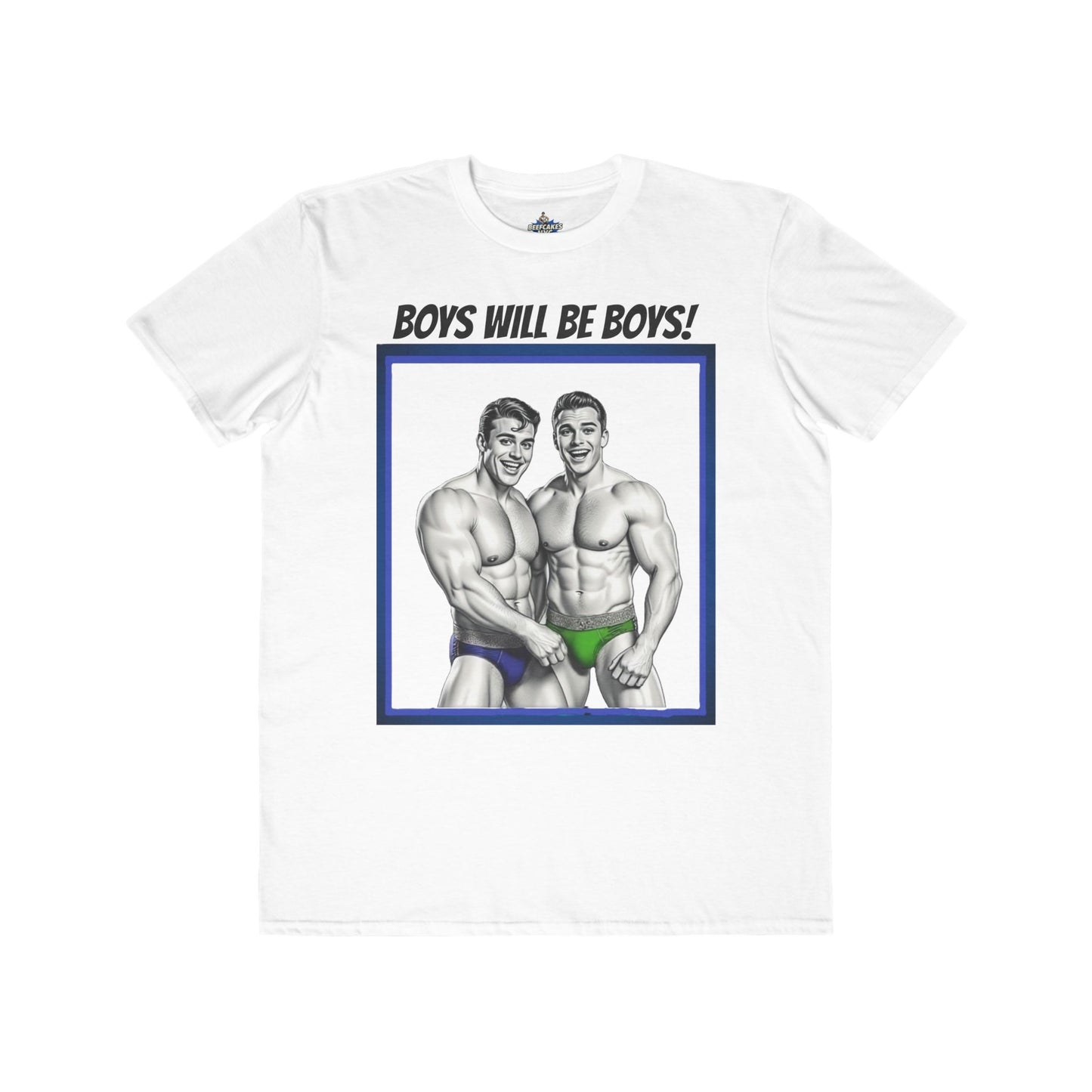 BOYS WILL BE BOYS TEE - WAVE CRASHED AND BARELY CLAD