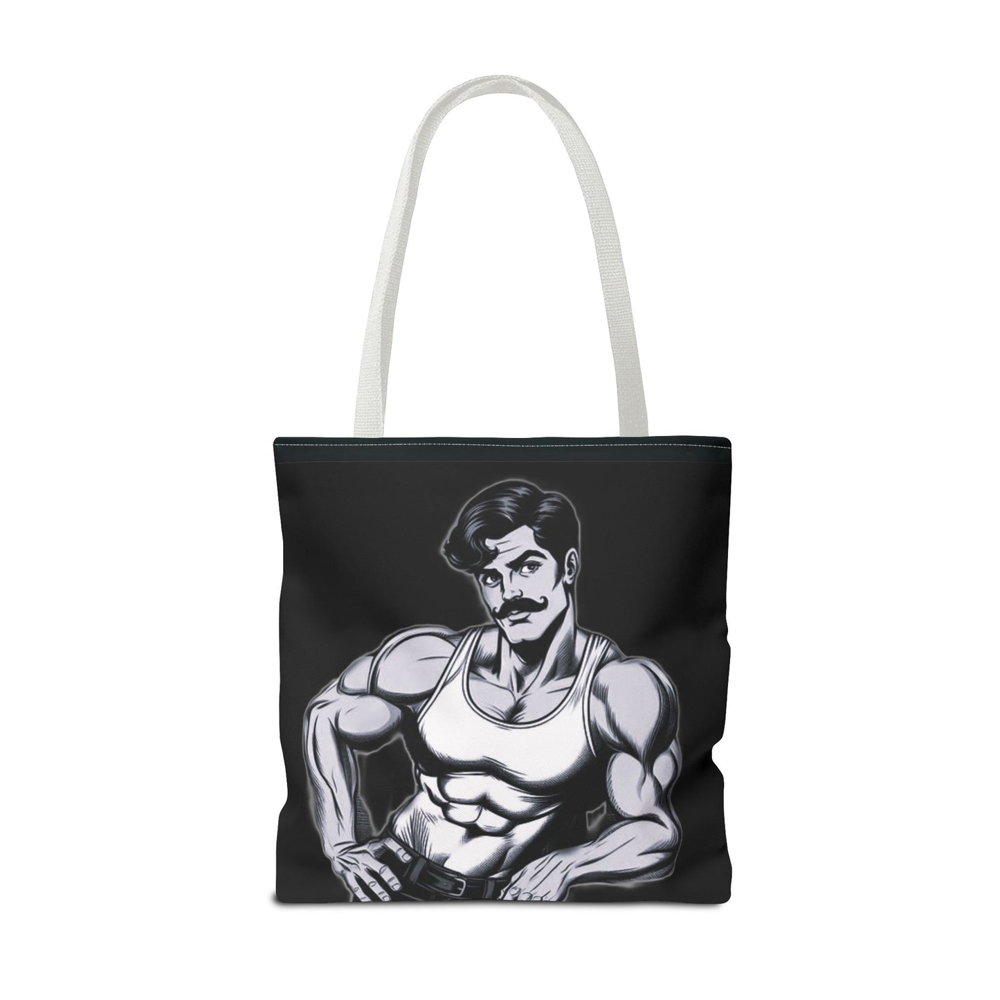 Honcho Tote Bag - Comic Style Beefcake Character Logo