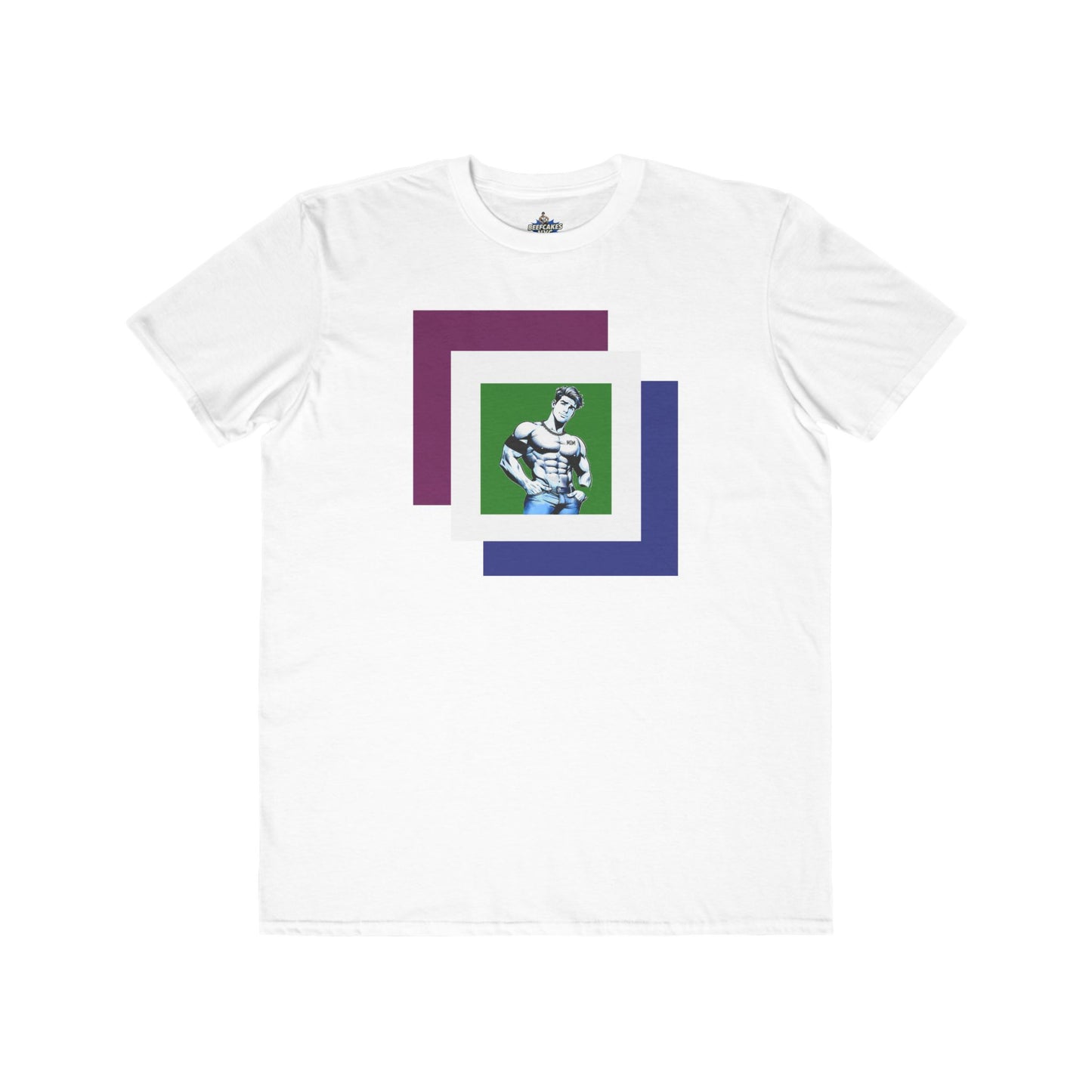 Blue Steel Print Tee-Flex in Full Color