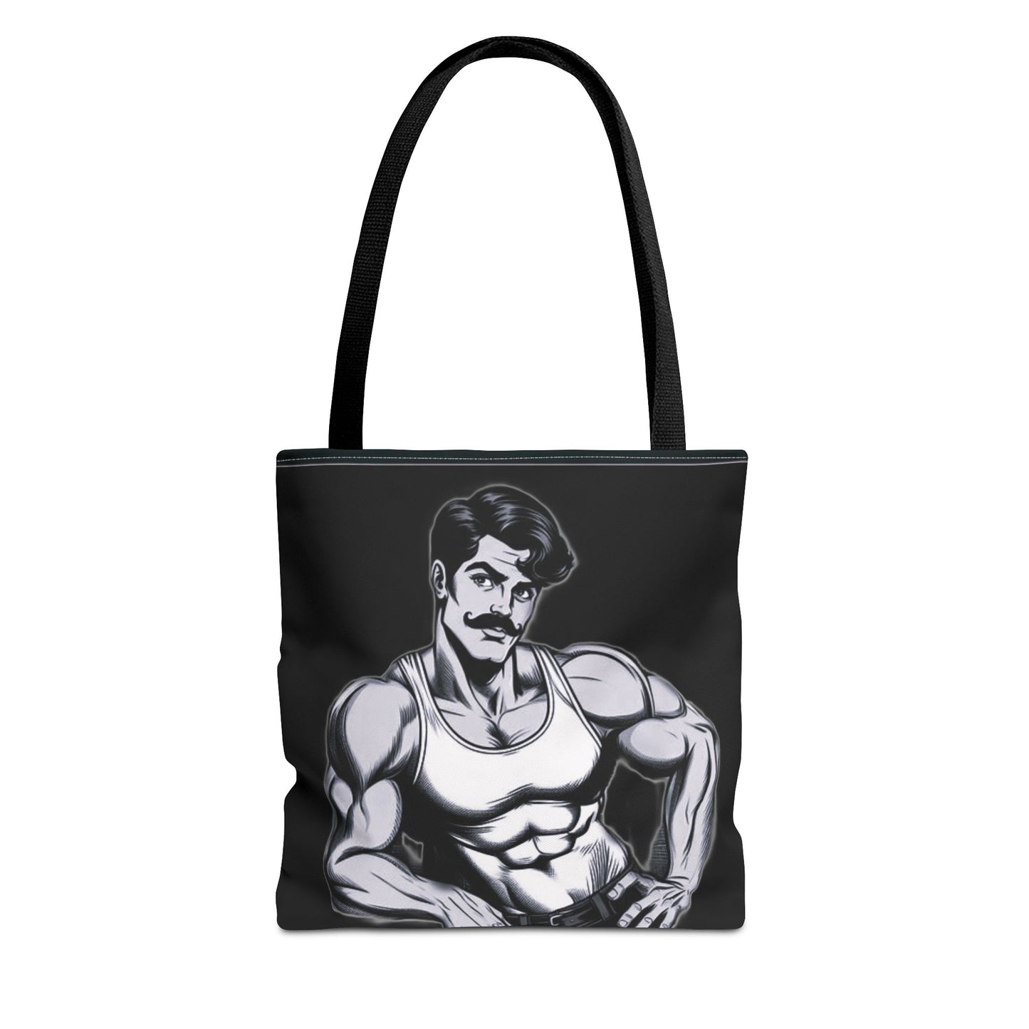 Honcho Tote Bag - Comic Style Beefcake Character Logo