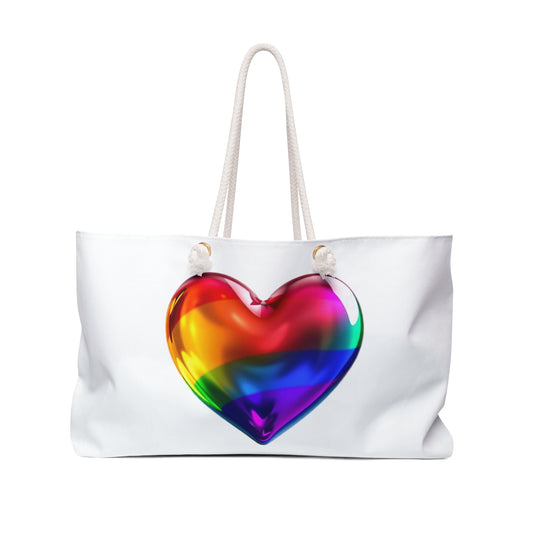 🌈PRIDE COLLECTION -THE BIG HEART-ON WEEKENDER BAG