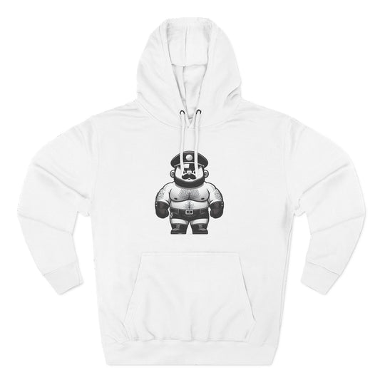 🐼 LEATHER BEAR ON PATROL, MEN'S HOODIE