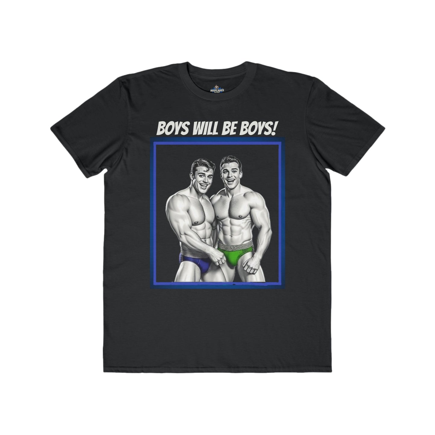 BOYS WILL BE BOYS TEE - WAVE CRASHED AND BARELY CLAD