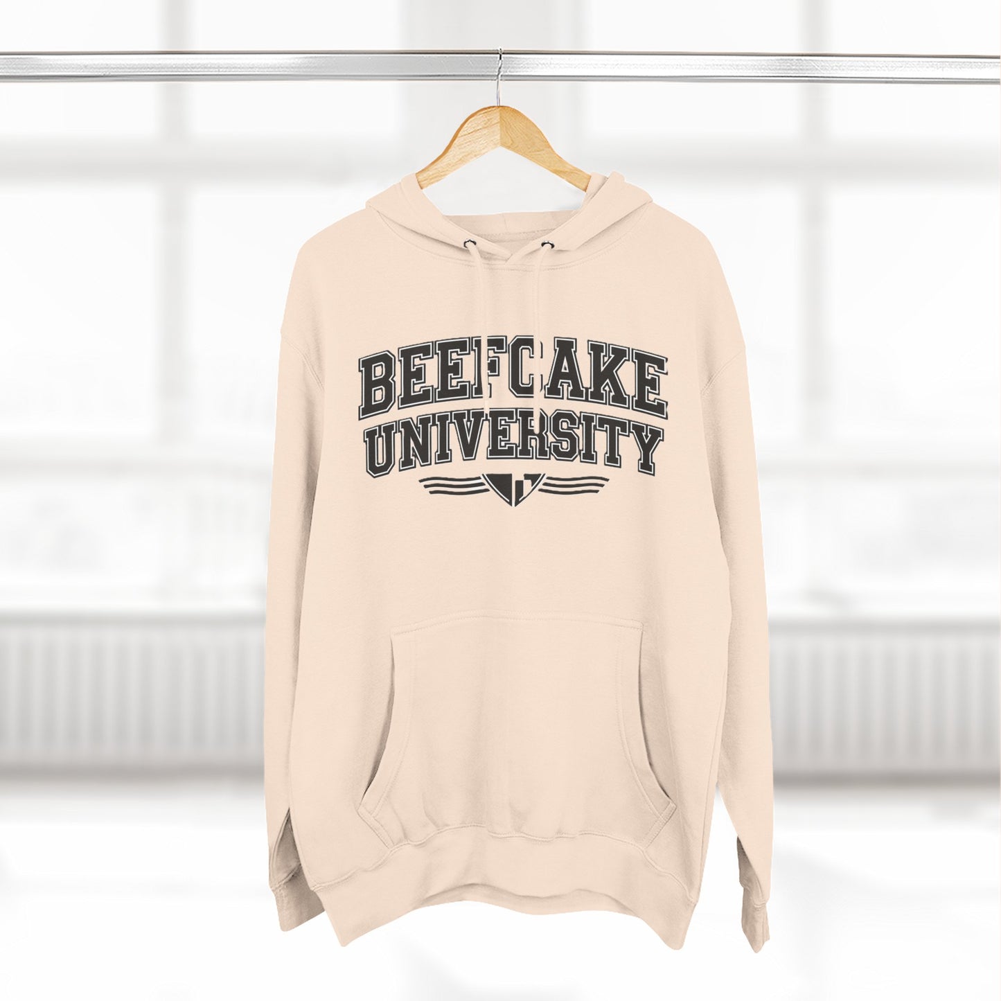 BEEFCAKES UNIVERSITY HOODIE - CAMPUS CUFFED