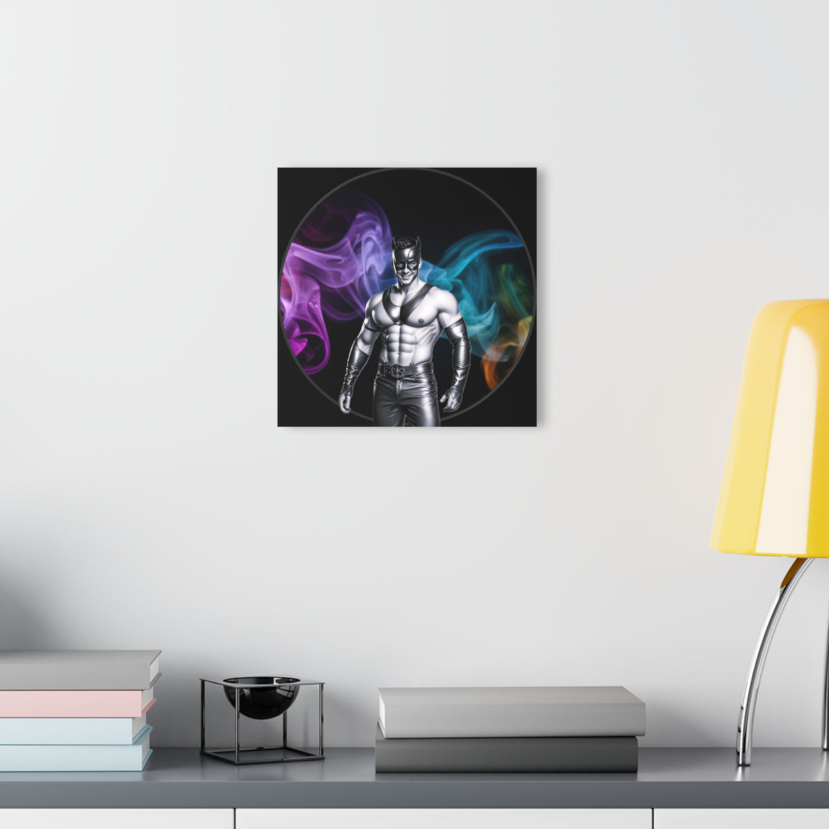 💥 "MASKED HEAT" - GLOSSY ACRYLIC WALL PRINT