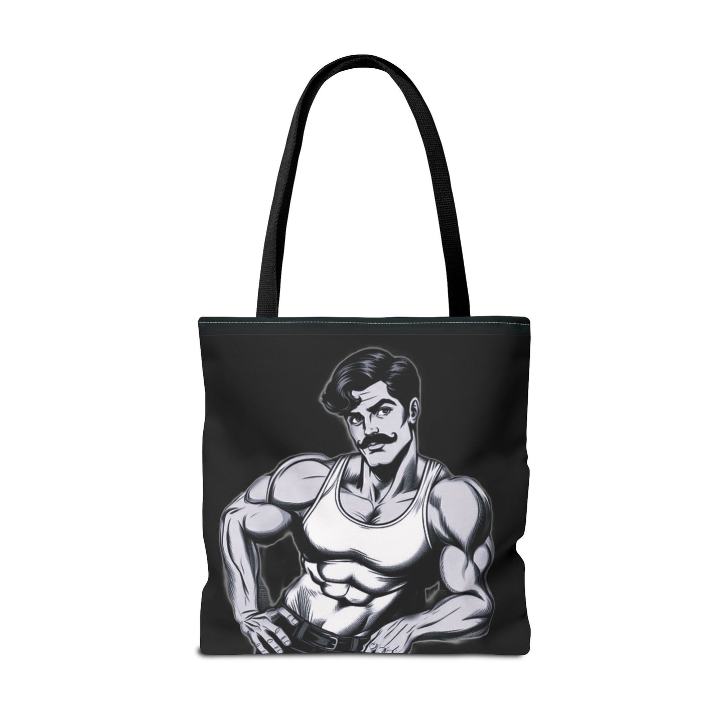 Honcho Tote Bag - Comic Style Beefcake Character Logo