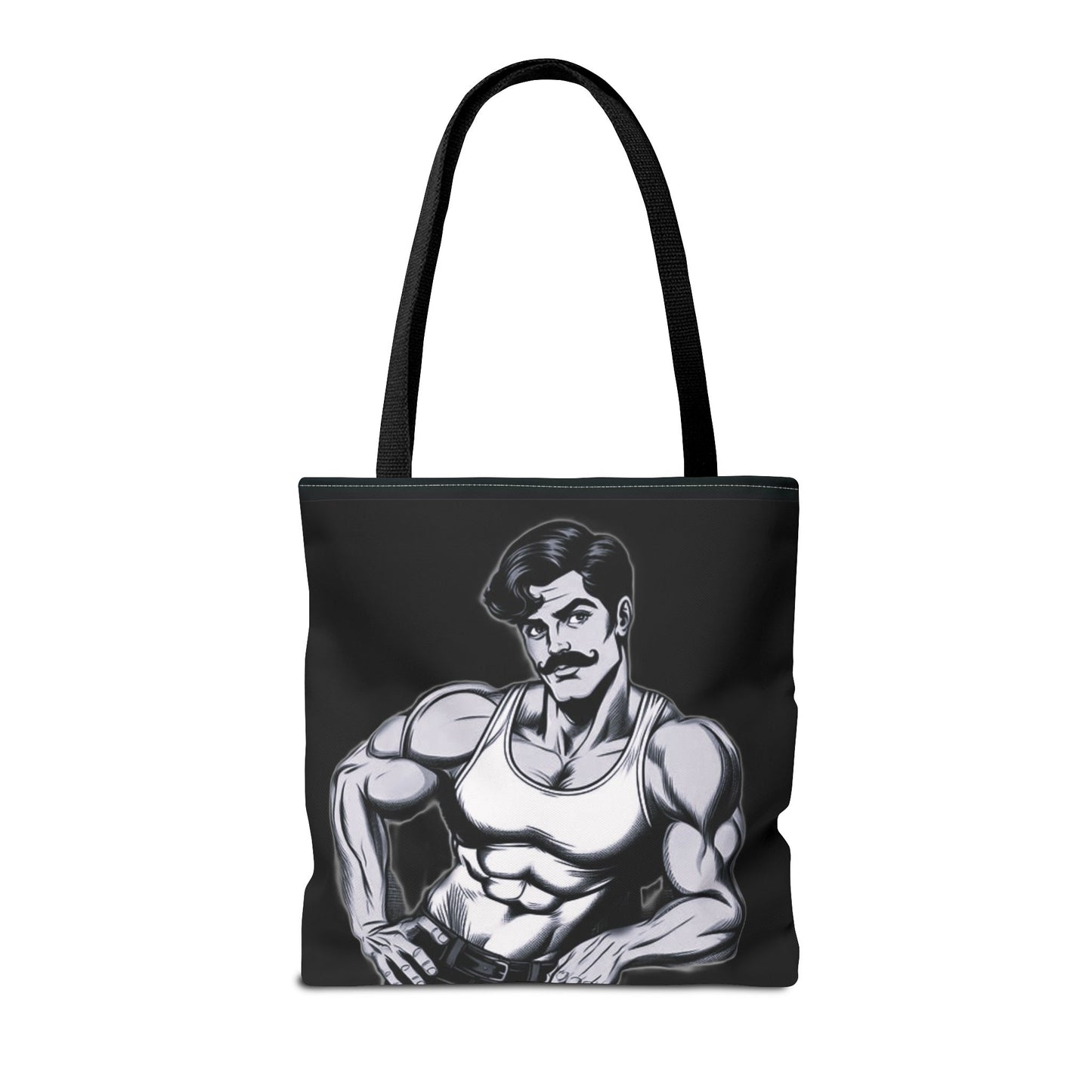 Honcho Tote Bag - Comic Style Beefcake Character Logo