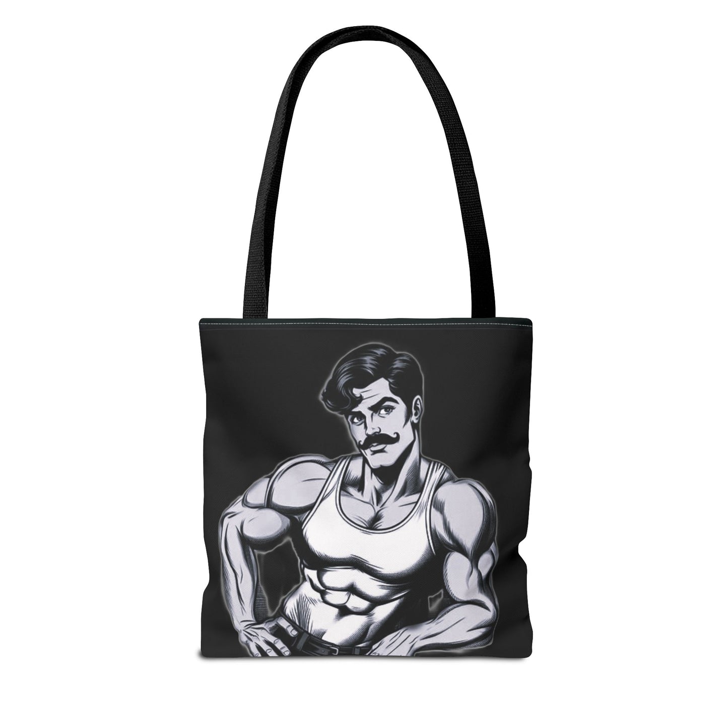 Honcho Tote Bag - Comic Style Beefcake Character Logo