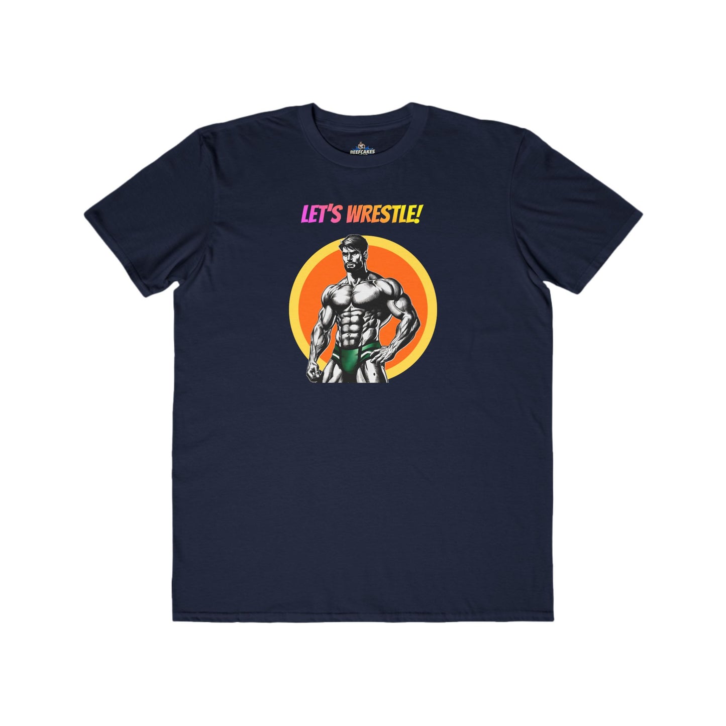 LET'S WRESTLE VINTAGE TEE – MUSCLES, MAYHEM & A SPLASH OF MASC ENERGY