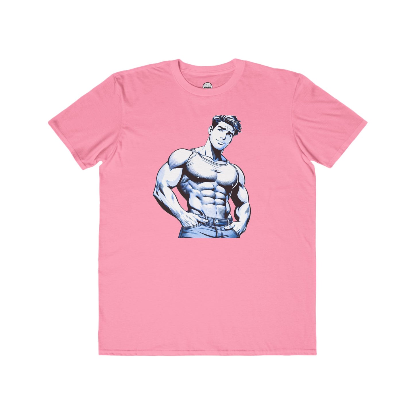 BEEFCAKE STEEL BLUE, MEN'S LIGHTWEIGHT TEE