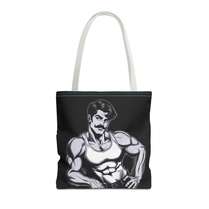 Honcho Tote Bag - Comic Style Beefcake Character Logo