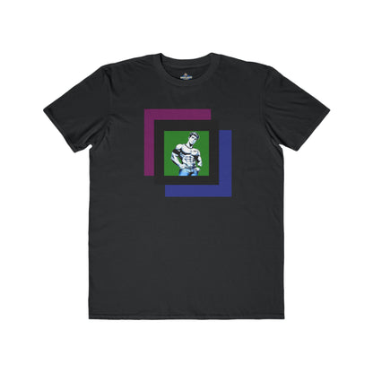 Blue Steel Print Tee-Flex in Full Color