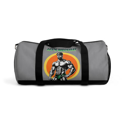 LET’S WRESTLE!- RETRO BEEFCAKES DUFFEL BAG