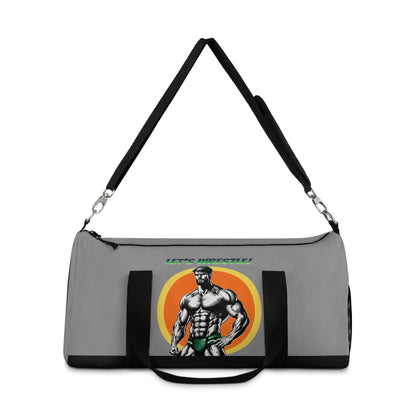 LET’S WRESTLE!- RETRO BEEFCAKES DUFFEL BAG