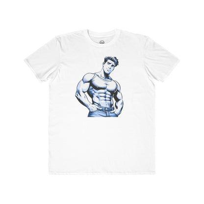 BEEFCAKE STEEL BLUE, MEN'S LIGHTWEIGHT TEE