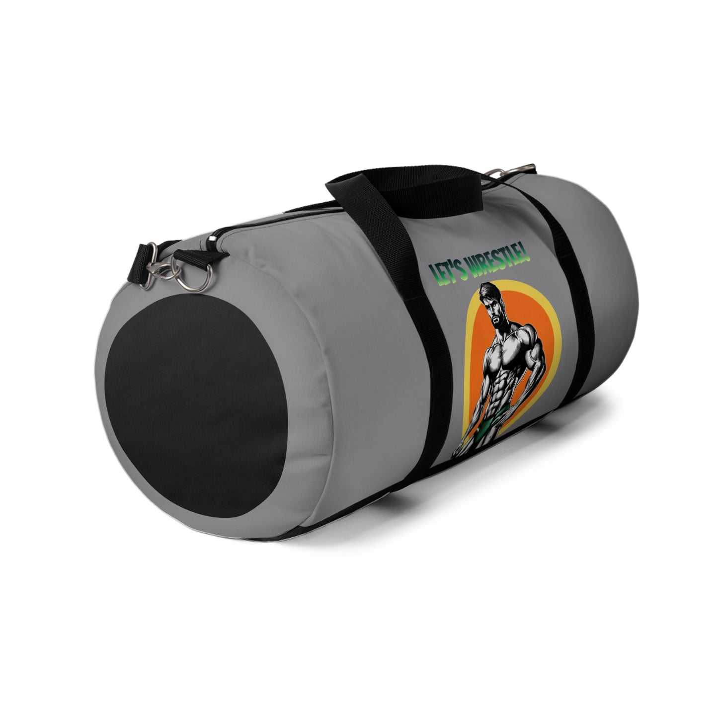 LET’S WRESTLE!- RETRO BEEFCAKES DUFFEL BAG