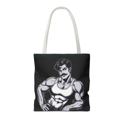 Honcho Tote Bag - Comic Style Beefcake Character Logo