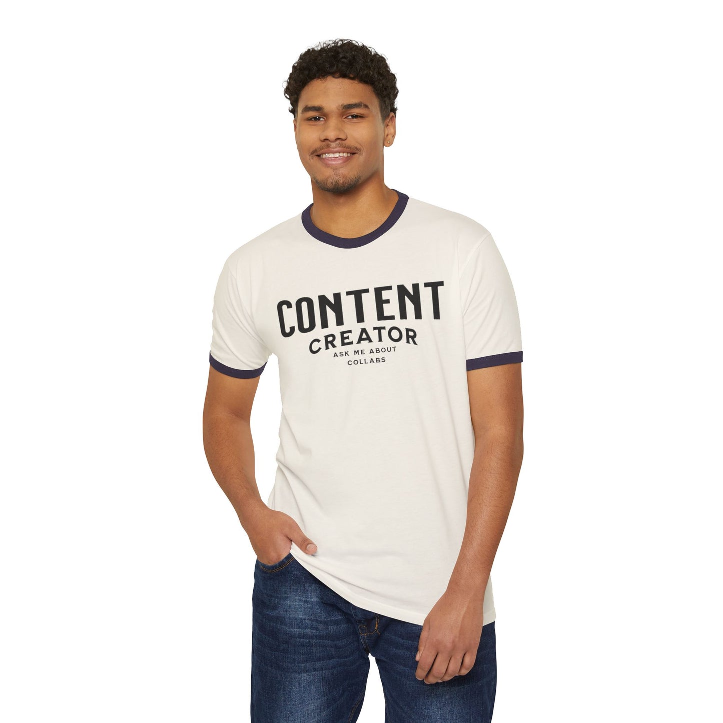 CONTENT CREATOR Ringer T-Shirt