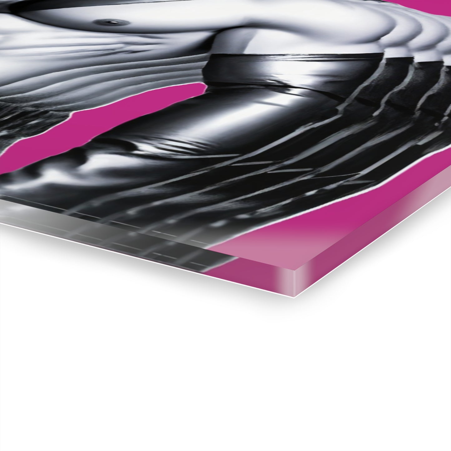 Leather: Neon NYC Nights- Acrylic Print 30″x 20″ or 20"x16"