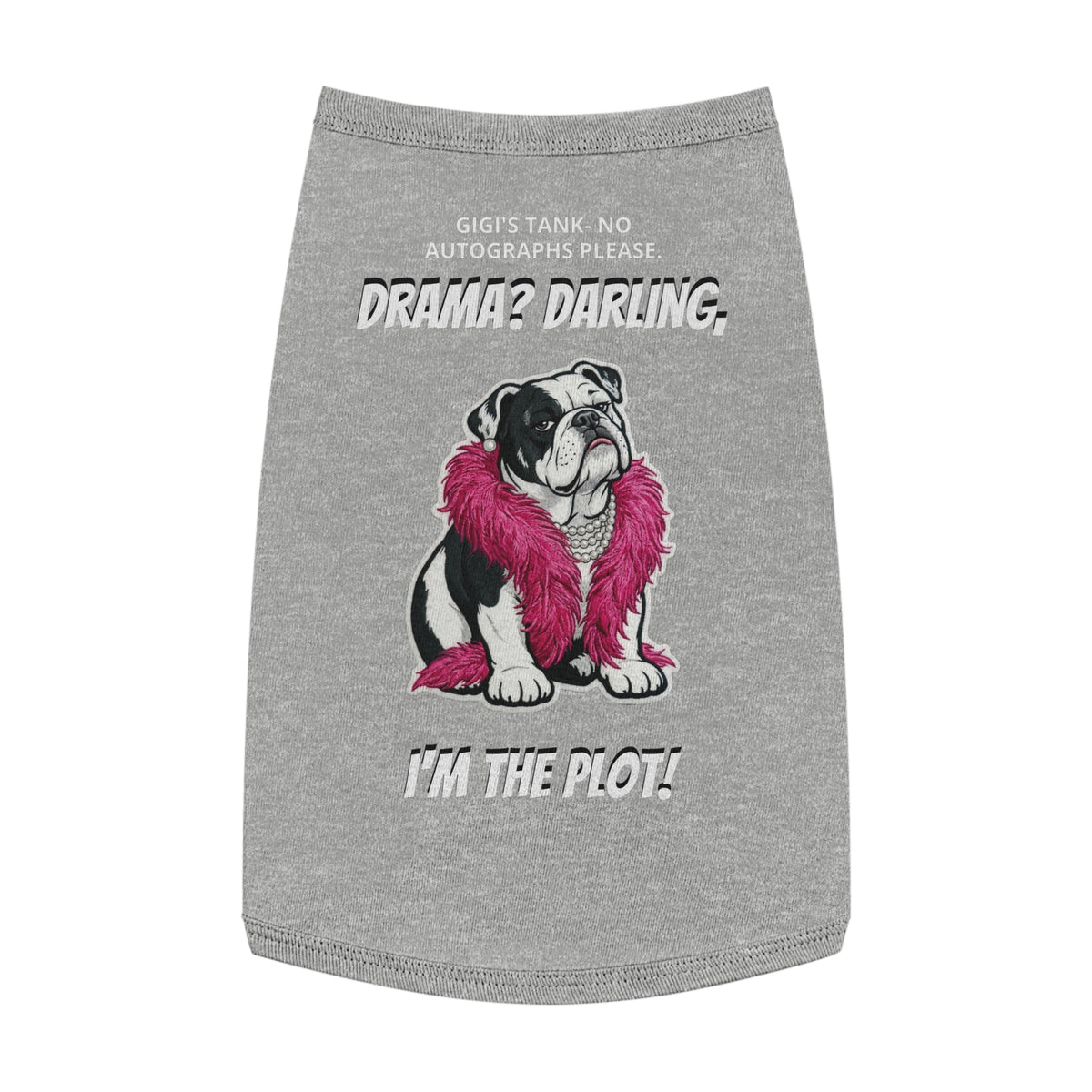 "DRAMA DARLING"-  (PERSONALIZE IT) TANK TOP (I'M THE PLOT EDITION)