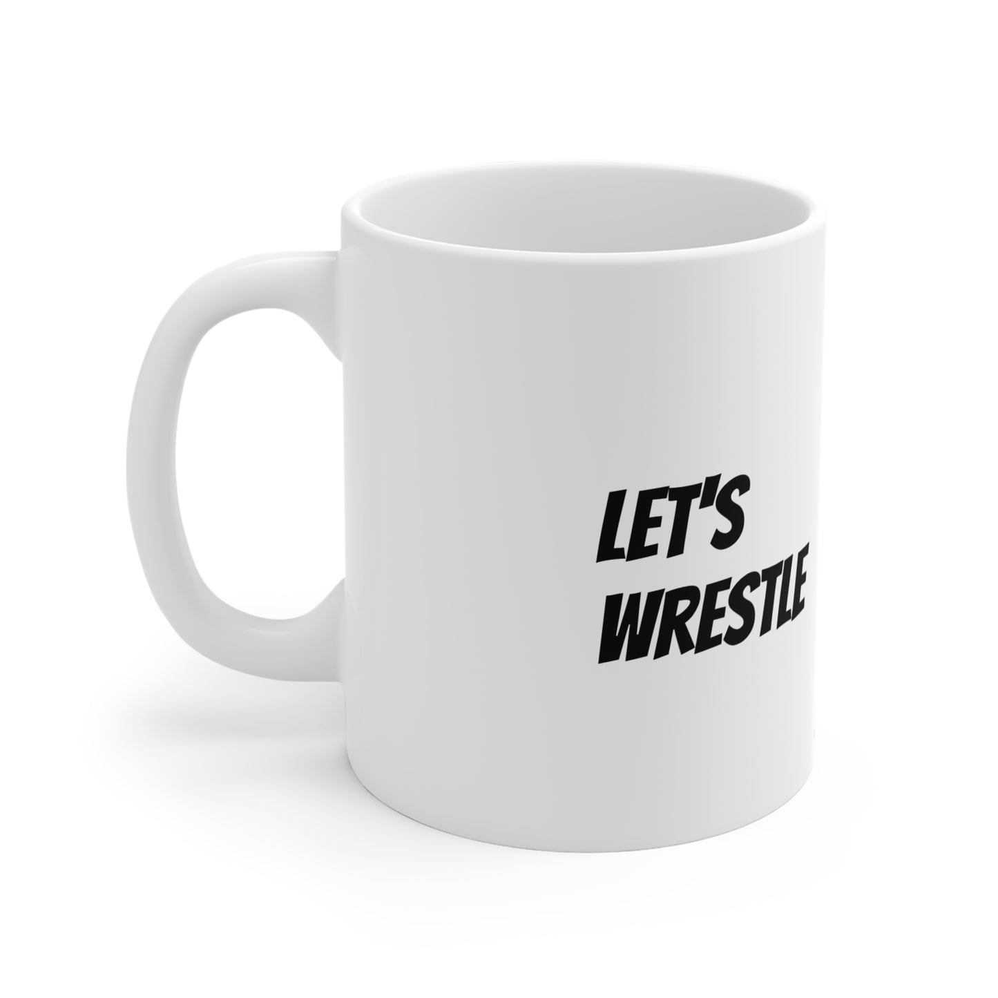 BEEFCAKES LET'S WRESTLE MUG, 11oz