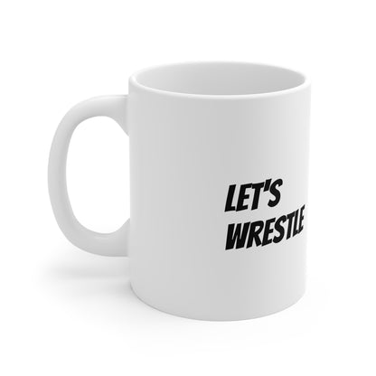 BEEFCAKES LET'S WRESTLE MUG, 11oz