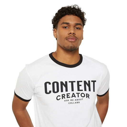 CONTENT CREATOR Ringer T-Shirt