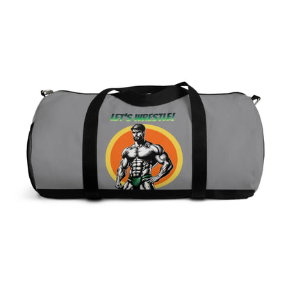 LET’S WRESTLE!- RETRO BEEFCAKES DUFFEL BAG