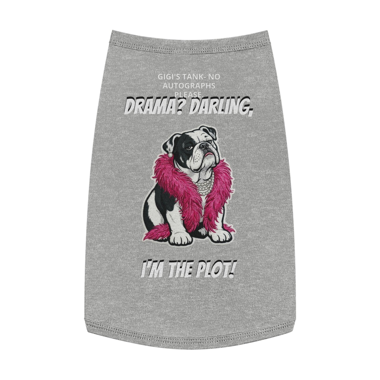 "DRAMA DARLING"-  (PERSONALIZE IT) TANK TOP (I'M THE PLOT EDITION)
