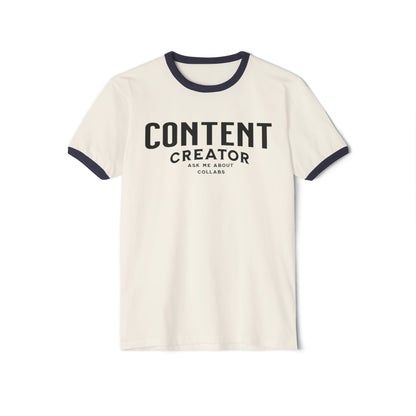 CONTENT CREATOR Ringer T-Shirt