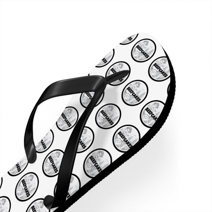 BEEFCAKE LOGO FLIP FLOPS