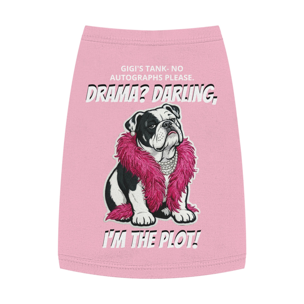 "DRAMA DARLING"-  (PERSONALIZE IT) TANK TOP (I'M THE PLOT EDITION)